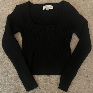 Black Fitted Sweater